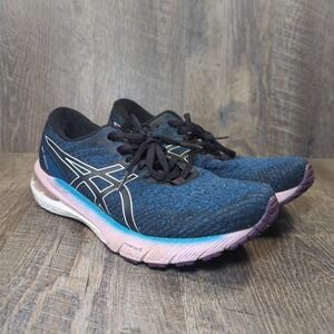 Asics Women's GT 2000 10 1012B045 Blue Running Shoes Athletic Sneakers Size 8